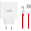 ONEPLUS CARICABATTERIE ORIGINALE SUPERVOOC 100W USB TYPE C +CAVO DATI ROSSO OPPO ONEPLUS