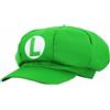 Cappello Cosplay Luigi Super Mario Bros Verde Misura Bambino