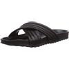 PIECES PS TAHI Leather Sandal Blk - Sandali da Donna, Nero, 36 EU