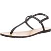 PIECES PS TAHA Leather Sandal Blk - Sandali da Donna, Nero, 36 EU