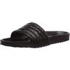 PIECES PS TAHI Cracked Leather Sandal Blk - Sandali da Donna, Nero, 39 EU