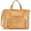 PIECES PS VIBS Leather Travel 17048351 - Borsa a Tracolla da Donna, 49 x 38 x 22 cm (Larghezza x Altezza x profondità), Beige Nature, 49x38x22 cm (B x H x T)