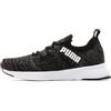PUMA Flyer Runner Engineer Knit Wn', Scarpe da Corsa Donna, Nero Black/Asphalt White, 35.5 EU