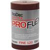 ProDec Advance 5m Rotolo 120 Grana Fine ProFlex Carta abrasiva in ossido di alluminio ultra flessibile e resistente alle crepe per la levigatura di legno, vernice, gesso, stucco metallo e altro ancora