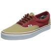 Vans - U Era, Sneakers da Donna, Multicolore (Khaki/Rot), 35