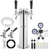 VEVOR Kit Spillatore per Birra a Doppio Rubinetto Torre per Birra S-System
