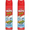Vape Insetticida Mosche Zanzare Spray 2 Pezzi da 400ml profumo geranio e gelsomino