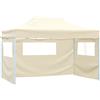 vidaXL Gazebo Professionale Pieghevole 3 Pareti 3x4m Acciaio Antracite Tenda vidaXL