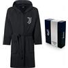 Hermet Accappatoio Premium Juventus bambino in microspugna cotone 4 6 8 10 12 14 anni