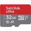 SanDisk Ultra 32 GB microSDHC Memory Card + SD Adapter with A1 App Performance Up to 120 MB/s, Class 10, U1 (Twin Pack)