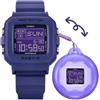 Casio Set Orologio Digitale E Custodia G-Shock Baby-G + Plus - Viola