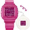 Casio Set Orologio Digitale E Custodia G-Shock Baby-G + Plus - Rosa E