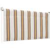 Ranieri Tenda da Sole a Caduta 250x150 cm Tessuto in Poliestere Riga Beige