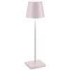 Zafferano, Poldina Pro, Lampada da Tavolo 38cm Rosa, Alluminio