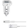 Cellularline Adaptive Fast Car Charger Kit 15W - USB-C - Samsung Caricabatterie