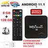 MXQ Android Tv Box Internet Smart Tv 16 gb Mxq Pro 4k 8+128 GB Android 11.1