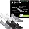 GSA 8119104-51 ORGANICPLUS[+] Fantasmini/confezione da 6 Calzini Uomo Black Taglia 43-46