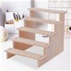 Scaffale per display in legno con supporto per action figure, per soggiorno