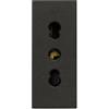 Vimar 30203.G Linea presa SICURY P17/11, 2 poli + T 16A, nero