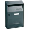 Alubox Cassetta postale posta buca porta lettere ALUBOX effe T grigio ghisa per esterno