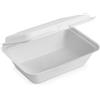 ECOCANNY, Box per Hamburger in Canna da Zucchero, Biodegradabile e Compostabile, 800cc, 1 Scomparto, Perfetto per Ristorazione Sostenibile e Ideale per il Take-Away, 50 Pezzi