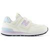 New Balance 574 Hook & Loop Trainers Bianco EU 33 Ragazzo