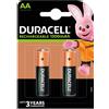 Duracell Batterie Pile Monouso Duracell Recharge Plus, stilo "AA", 2 pz