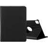LOPURS COVER CUSTODIA SMART CASE per APPLE IPAD PRO 12.9 2018 2020 2021 NERO ECO PELLE
