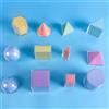 I blocchi di forme geometriche impostano solidi geometrici 3D per materiale