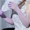 Guanti Lunghi Da Donna Con Lucentezza A Olio Guanti Velati Per Feste Da ▼