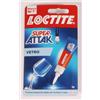 Loctite PRL) COLLA LOCTITE SUPER ATTAK VETRO CRISTALLO GLASS CRYSTAL GLUE COLLE VERRE 3g