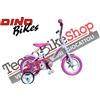 Dino Bikes Bici per Bambina Bicicletta Dino Bikes Unicorn - Taglia 10" Pollici
