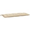 vidaXL AX Cuscino Panca Pallet Seduta Ottomana Beige 120x50x7cm Patio SOTTOVUOTO 361586