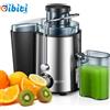 Juilist Centrifuga Frutta e Verdura 600W, Estrattore Frutta e Verdura Facile da Pulire,
