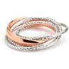 Liu Jo Luxury Anello Donna in Argento Lucido Bicolore Fraboso - AN5624BC