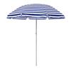 UppyBeach Ombrellone Mare 180 cm Telo Nylon Protezione Uv Parasole Spiaggia Vacanze Sole