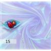 In Pura Organza Tessuto Voile Glitter Iridescente Rete Matrimonio Costume Tenda
