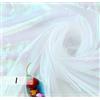 In Pura Organza Tessuto Voile Glitter Iridescente Rete Matrimonio Costume Tenda