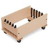 Senza Marca/Generico Foppapedretti Supershuttle Carrello Portasedie, Naturale