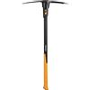 Fiskars Piccone IsoCore L per lavori pesanti su terreni duri e sassosi | Lunghezza: 91 cm, Peso: 3,4 kg, Nero/Arancione, 1020166