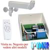 KIT CENTRALE CENTRALINA TENDE DA SOLE TAPPARELLE CON TRASMETTITORE E ANEMOMETRO