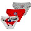 Marvel Slip 3 pezzi ufficiale Marvel Spiderman bambino shorties mutandine intimo 3159
