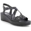 Enval Soft Donna Sandali 5781200 Sandali Zeppa Nero