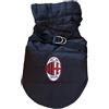 AC Milan, Cappottino per Cani e Gatti Unisex Adulto, Nero,