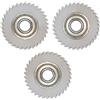 Set 3 PEZZI Ingranaggi Motore Bici Elettrica XOFO XF 36V 250W BiMAX Argento