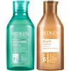 Redken Amino Mint Shampoo 300ml All Soft Conditioner 300ml