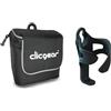 Clicgear Borsa per accessori per carrello da golf, nero/bianco, 6' x 3,5'