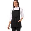 Chef Works Grembiule con tre tasche, colore: nero