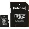 Intenso Scheda di Memoria microSDHC 16GB Classe 10 UHS-I 3423470