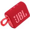 JBL by HARMAN GO 3 RED - CASSA PORTATILE WATERPROOF BLUETOOTH